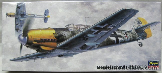 Hasegawa 1/72 Messerschmitt Bf-109 E-3 - JG51 Josef Priller / JG54 Ltn Waldemar Wubke / JG51 Heinz Bar / JG2 Kommandeur, AP8 plastic model kit